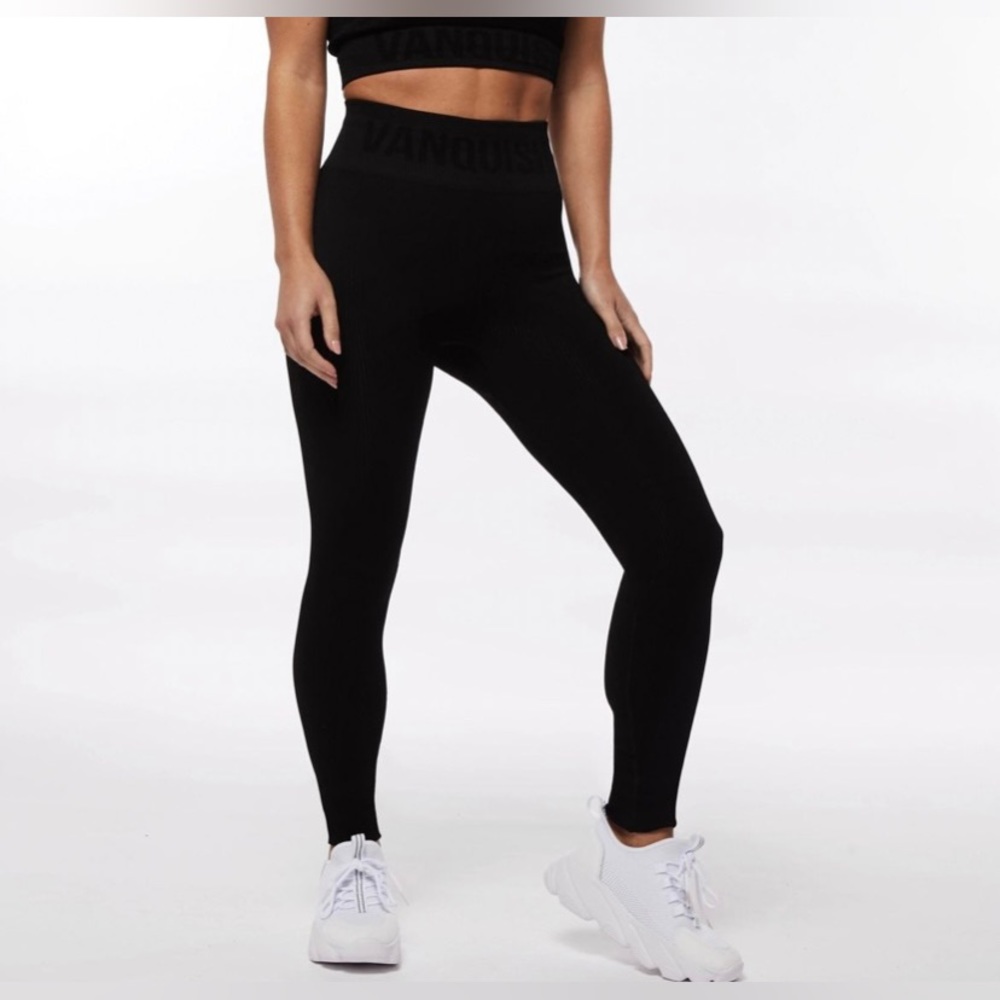 Black High-Waisted Leggings